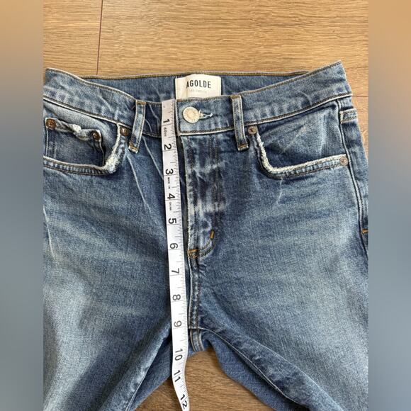 Agolde Toni Mid Rise Straight Jeans in Landmark Size 24 - Picture 11 of 12
